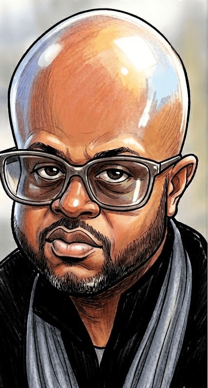 Caricature of Gerry M, The Architect
